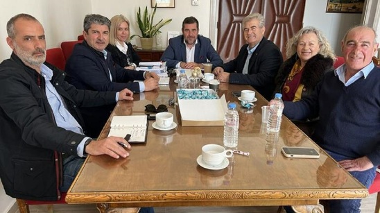 Image: Συνάντηση ΔΣ Ομοσπονδίας «ΚΝΩΣΣΟΣ» με τον Αντιπεριφερειάρχη Λασιθίου