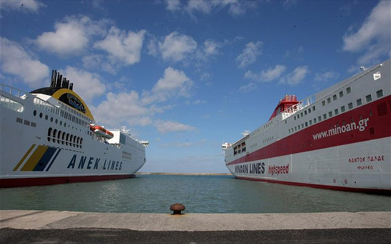 Image: Κρήτη: «Δεμένα» τα πλοία λόγω θυελλωδών ανέμων