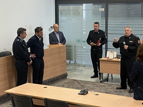 Image: Η Πυροσβεστική Λασιθίου τίμησε όσους στήριξαν έμπρακτα τη μάχη με τις φλόγες