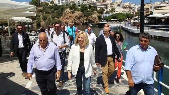 Image: Στην Κρήτη η Φ. Γεννηματά με βολές κατά κυβέρνησης και ΣΥΡΙΖΑ