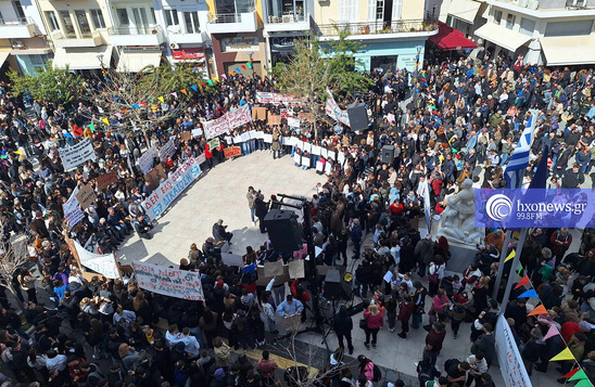 Image: Τέμπη: Η Ιεράπετρα απαιτεί δικαιοσύνη - Live από την σημερινή συγκέντρωση διαμαρτυρίας