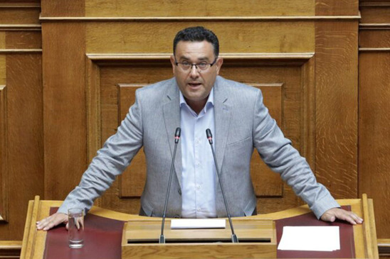 Image: Παρέμβαση Μ. Συντυχάκη στη βουλή για τους πλειστηριασμούς πρώτης κατοικίας