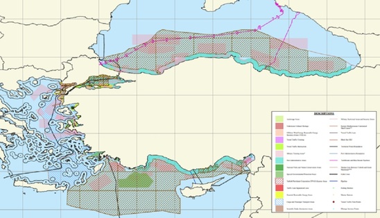 Image: Κόβει στη μέση το Αιγαίο η Τουρκία – Κατέθεσε το Θαλάσσιο Χωροταξικό Σχεδιασμό