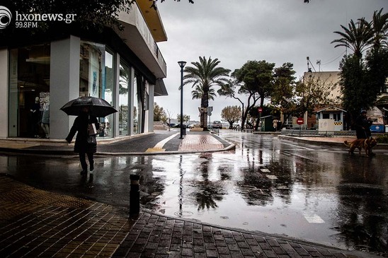 Image: Βροχή με μικρή πτώση της θερμοκρασίας την Τρίτη στην Κρήτη