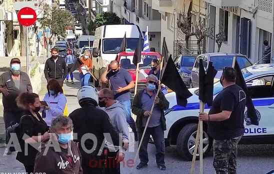 Image: Μηχανοκίνητη διαμαρτυρία παραγωγών λαϊκών αγορών του Λασιθίου